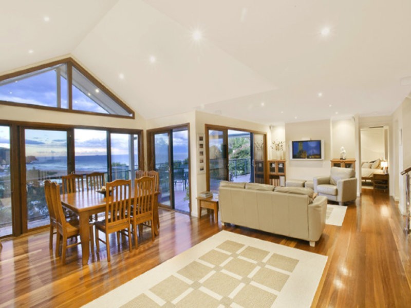 contemporary style dining room
