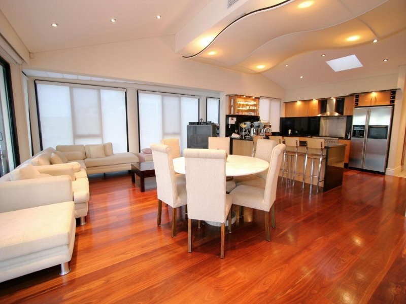 contemporary style living room