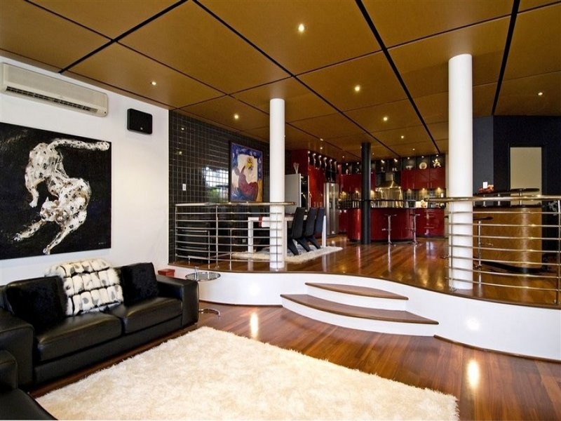 contemporary style living room