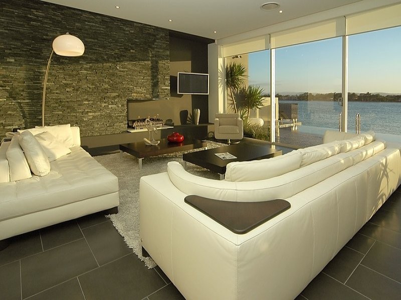 contemporary style living room