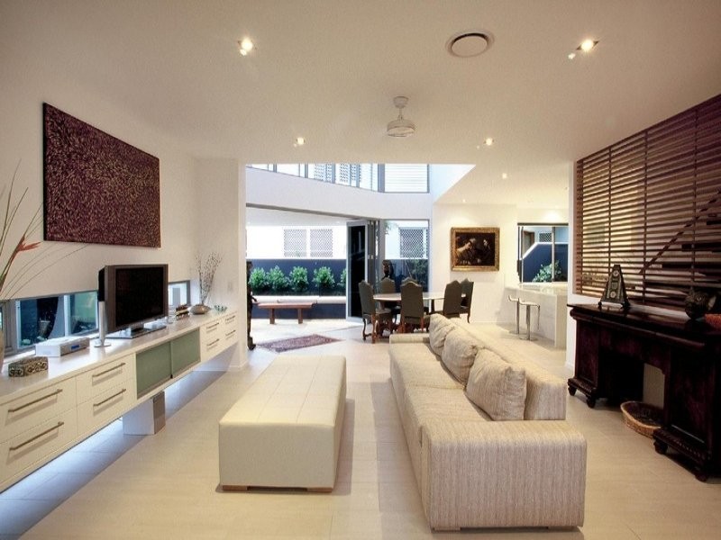 contemporary style living room