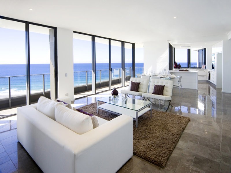 contemporary style living room