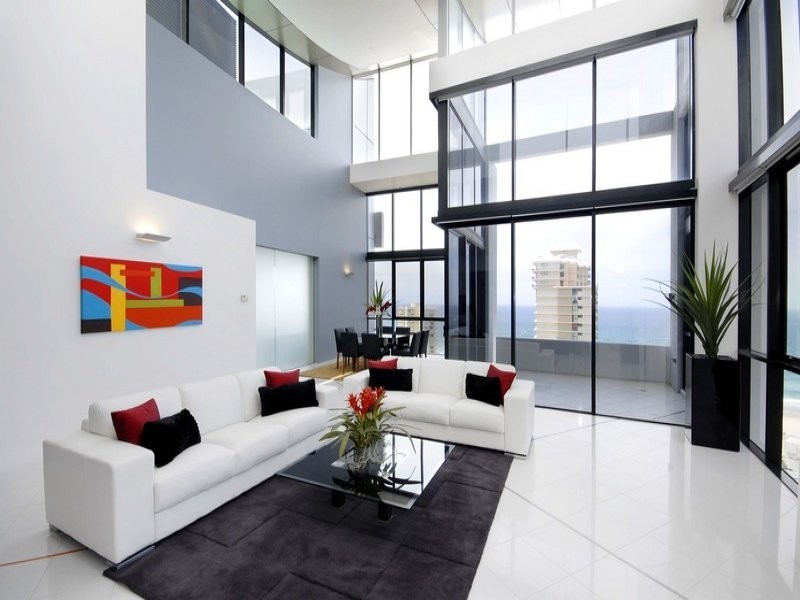 contemporary style living room