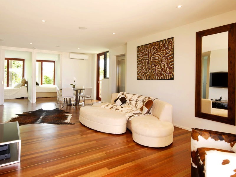 contemporary style living room