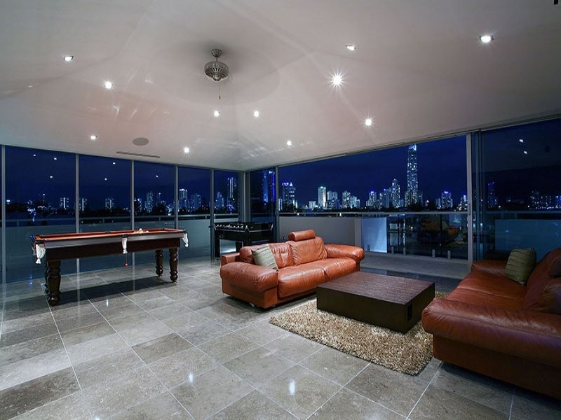 contemporary style living room