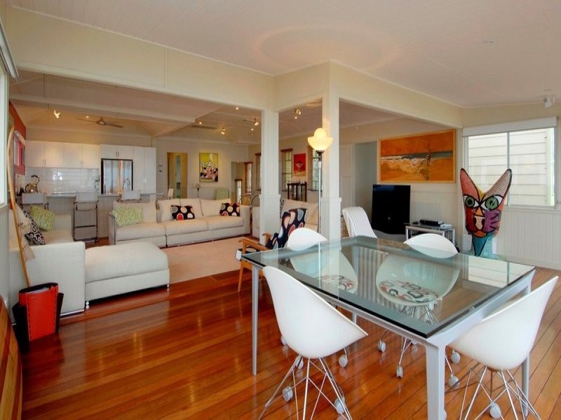 contemporary style dining room