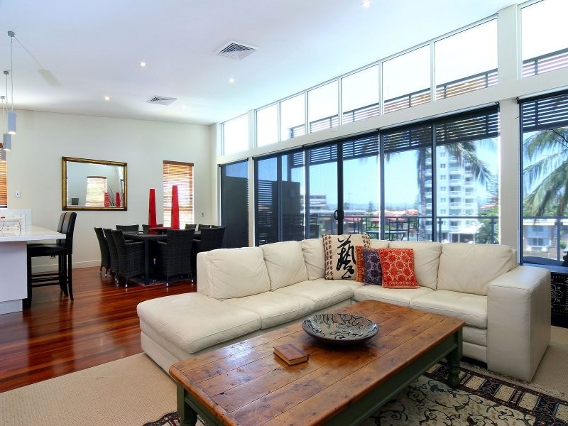 contemporary style living room