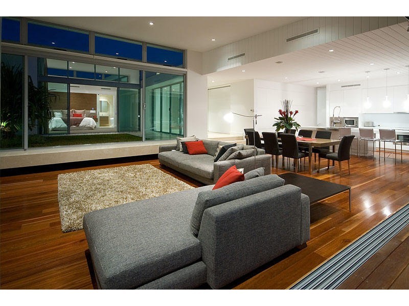 contemporary style living room