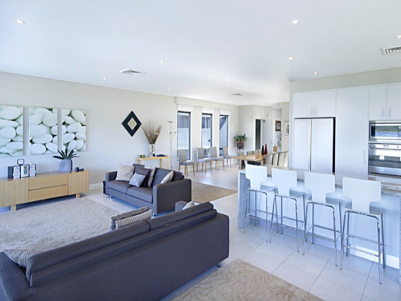 contemporary style living room