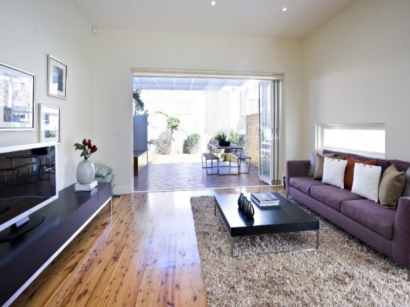 contemporary style living room