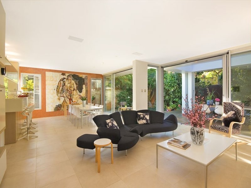 contemporary style living room