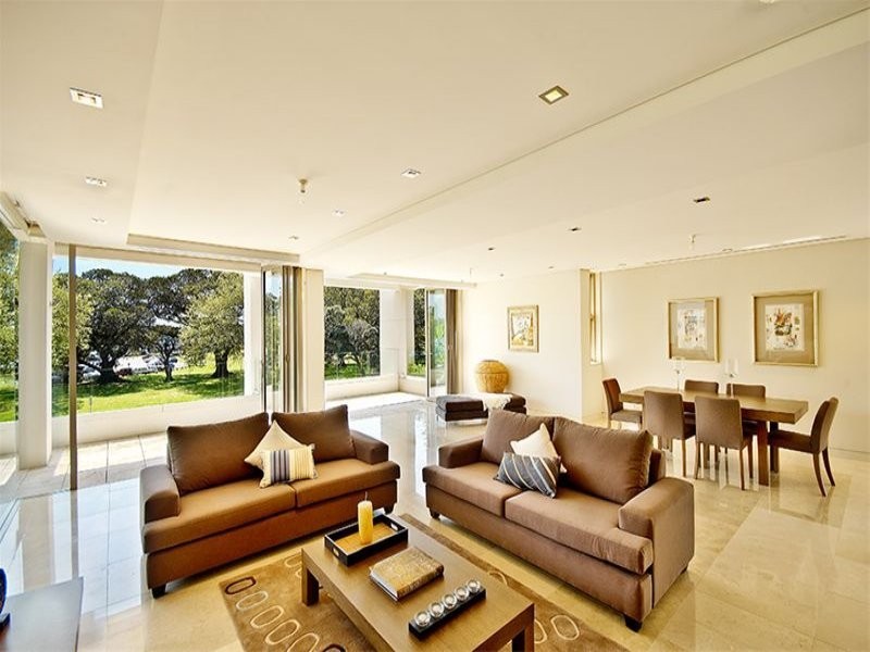contemporary style living room