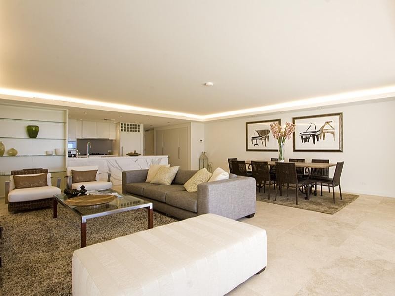 contemporary style living room