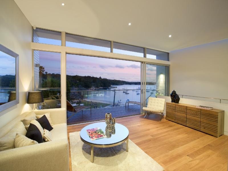 contemporary style living room