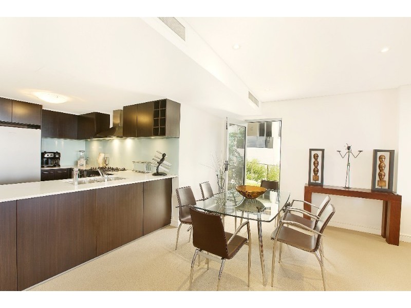 contemporary style dining room