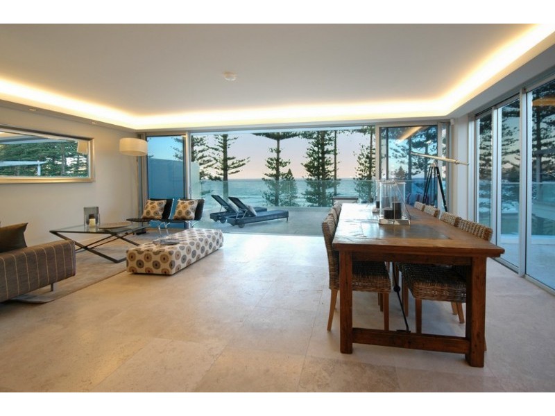 contemporary style dining room