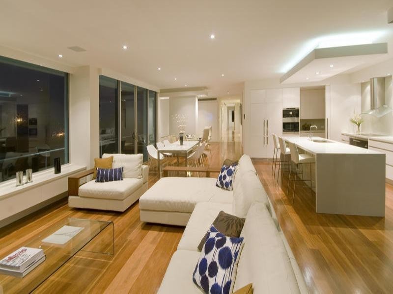 contemporary style living room