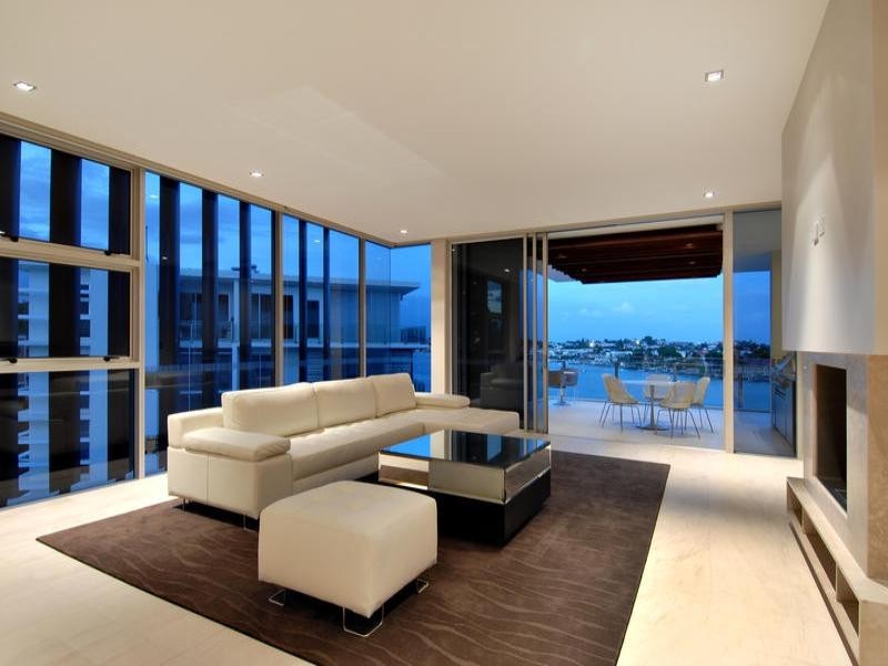 contemporary style living room