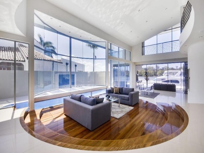 contemporary style living room