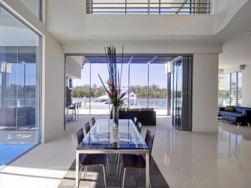 contemporary style dining room
