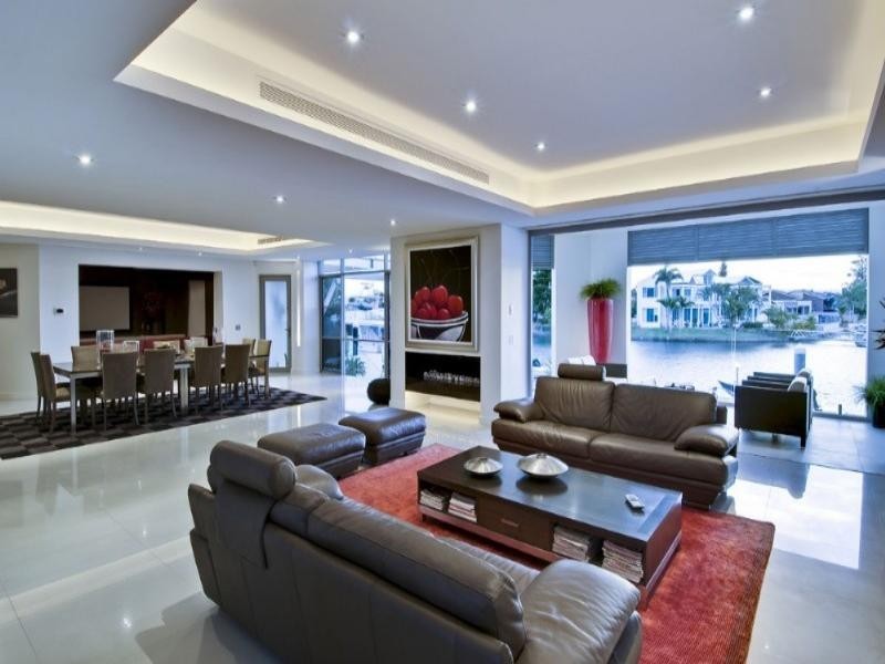 contemporary style living room