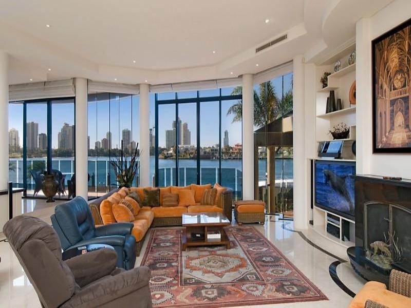 contemporary style living room