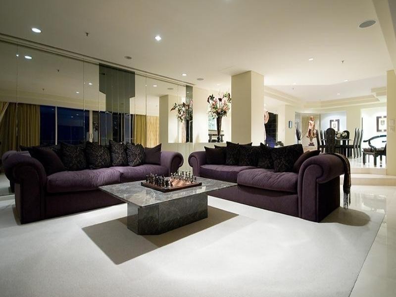 contemporary style living room