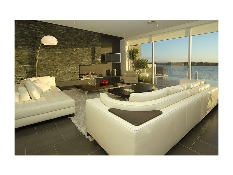 contemporary style living room