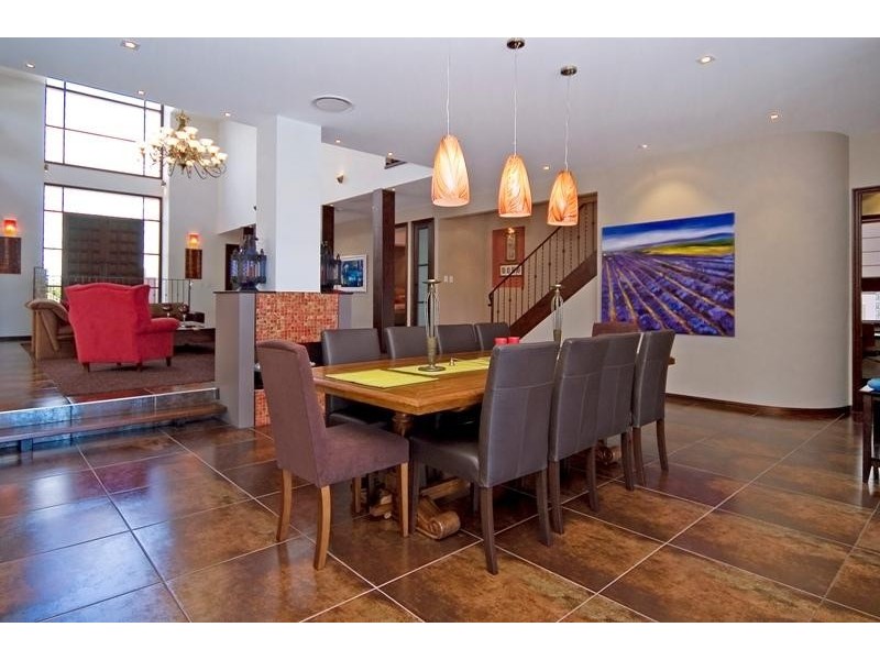 contemporary style dining room