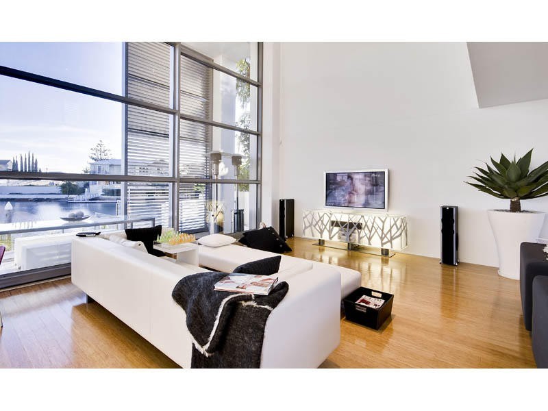 contemporary style living room