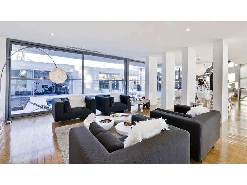 contemporary style living room