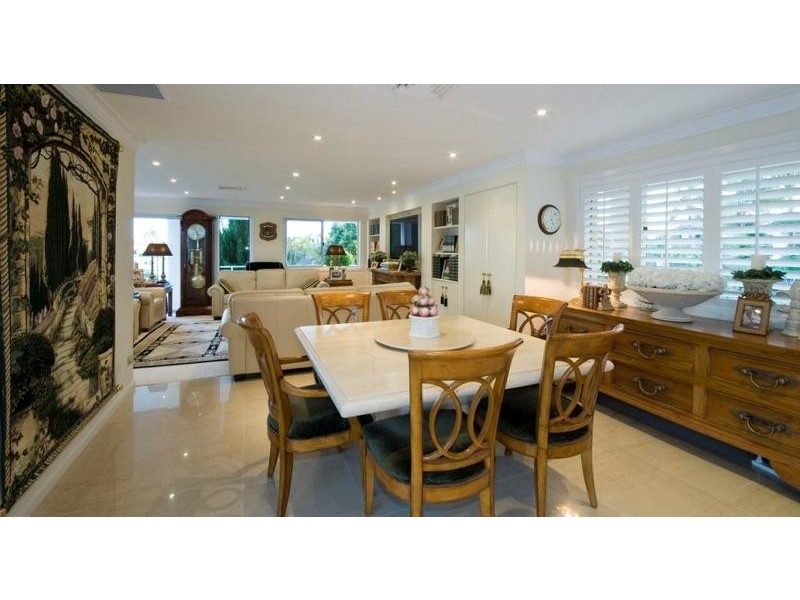 contemporary style dining room