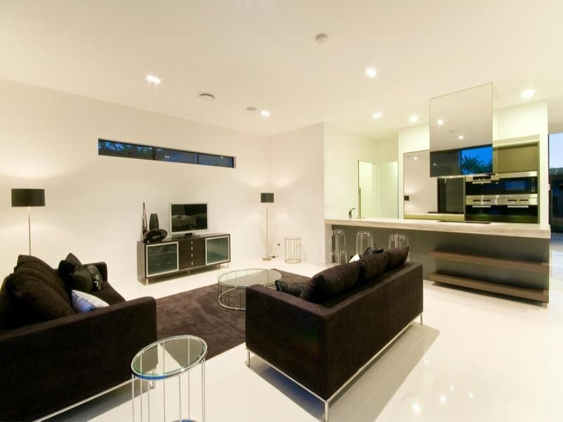 contemporary style living room