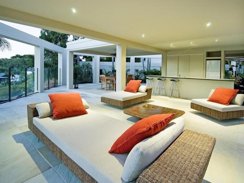 contemporary style living room