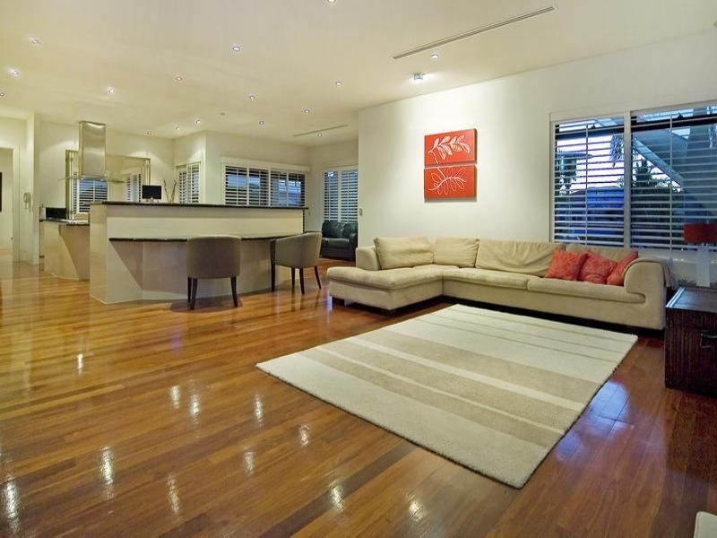 contemporary style living room