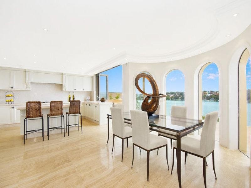 contemporary style dining room