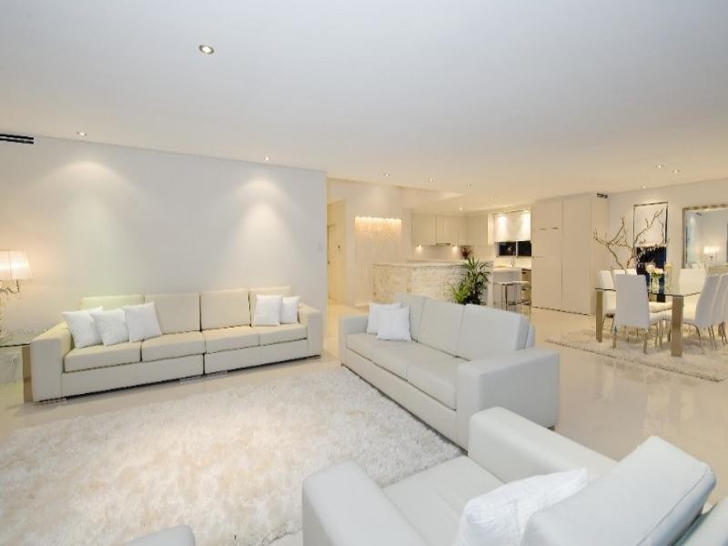 contemporary style living room