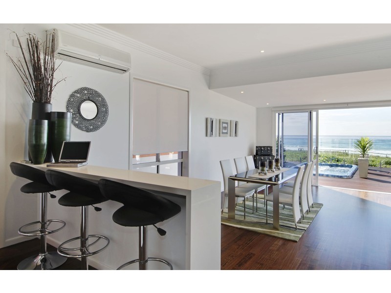contemporary style dining room