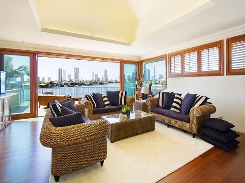 contemporary style living room