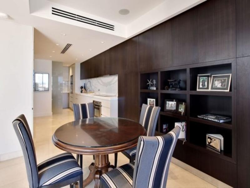 contemporary style dining room