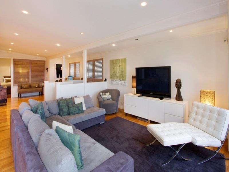 contemporary style living room