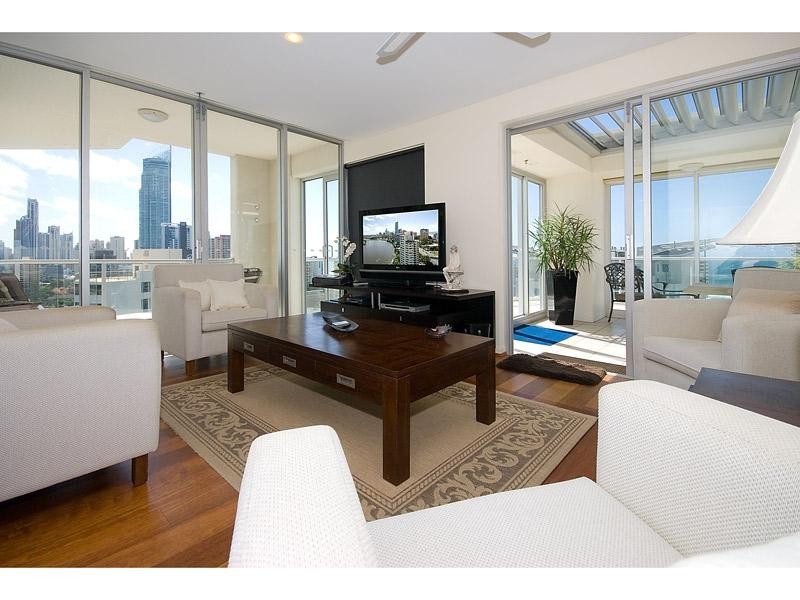 contemporary style living room