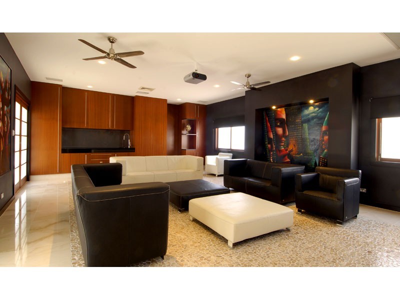 contemporary style living room