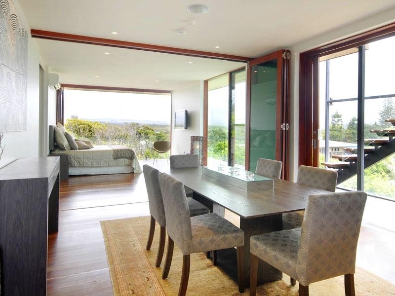 contemporary style dining room
