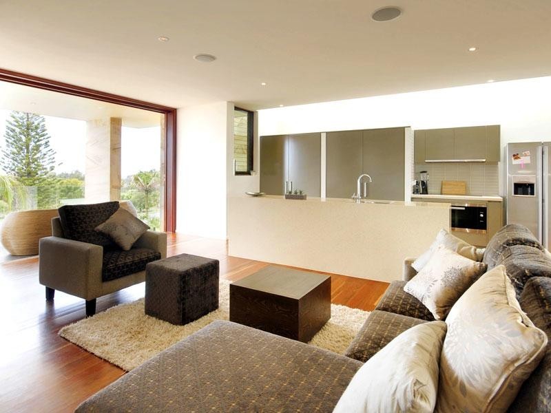 contemporary style living room