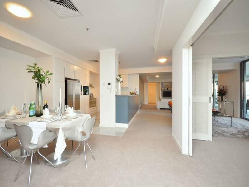 contemporary style dining room