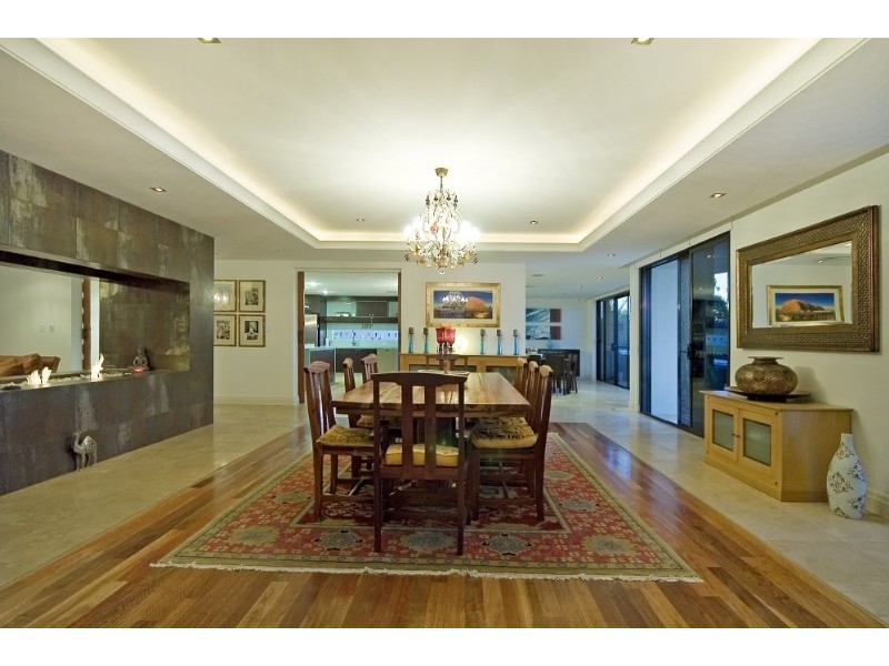 contemporary style dining room
