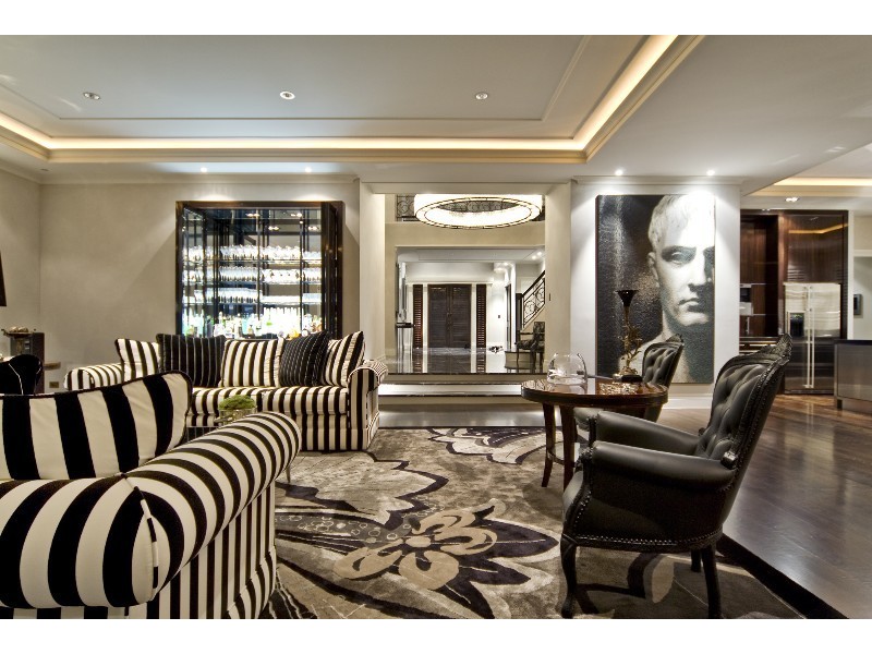 contemporary style living room