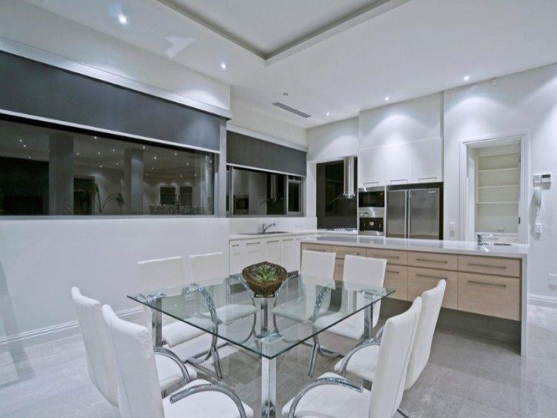 contemporary style dining room