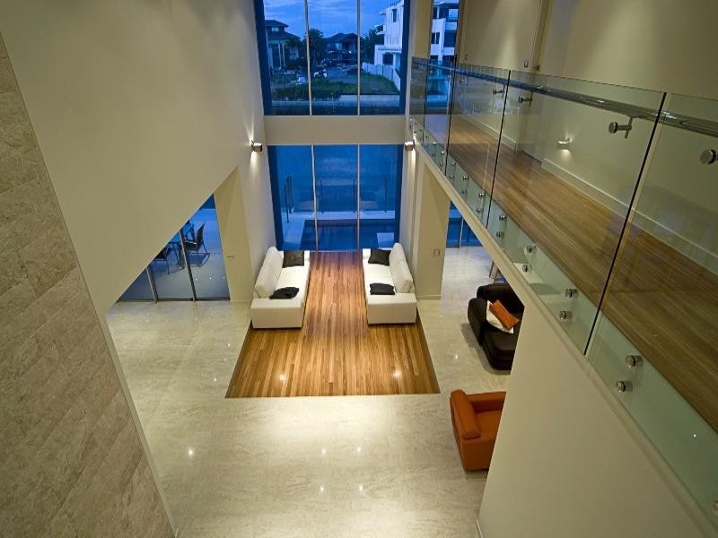 contemporary style living room